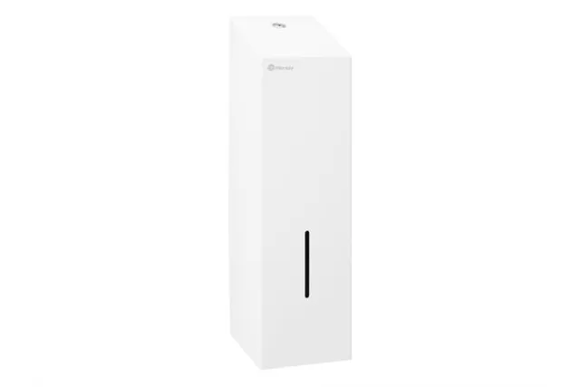 Pojemnik na papier toaletowy w listkach MERIDA STELLA WHITE LINE, pojemność do 675 szt., biały
 Merida BSB402