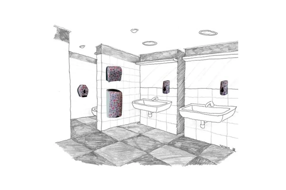 Pojemnik na papier toaletowy w listkach MERIDA UNIQUE JOY LINE
 Merida BUH401