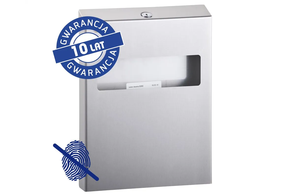 Pojemnik na podkładki na deskę sedesową MERIDA STELLA Anti-FingerPrint stal matowa z powłoką AFP
 Merida GSM071