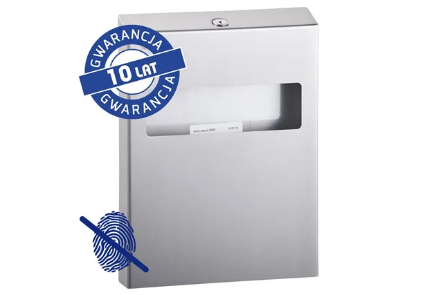 Pojemnik na podkładki na deskę sedesową MERIDA STELLA Anti-FingerPrint stal matowa z powłoką AFP
 Merida GSM071