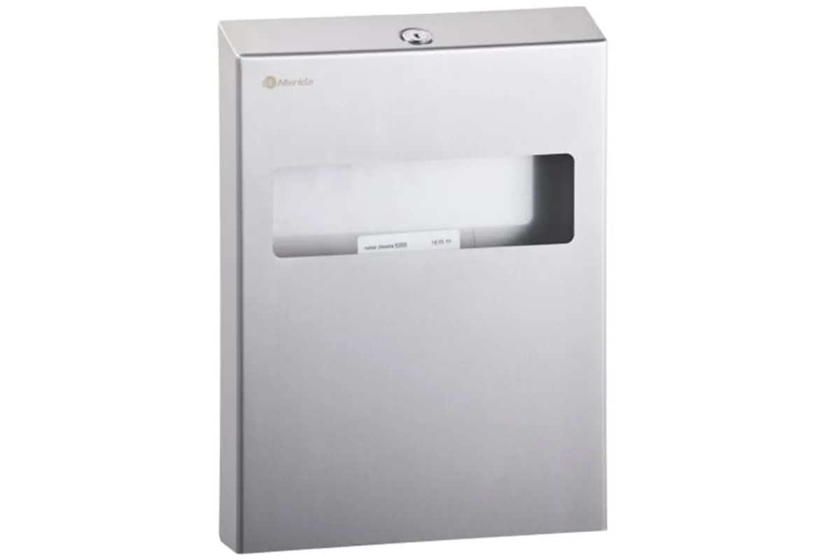 Pojemnik na podkładki na deskę sedesową MERIDA STELLA Anti-FingerPrint stal matowa z powłoką AFP
 Merida GSM071