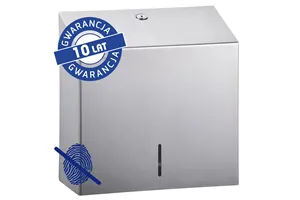 Pojemnik na ręczniki papierowe MERIDA STELLA Anti-FingerPrint MAXI stal matowa z powłoką AFP
 Merida ASM171