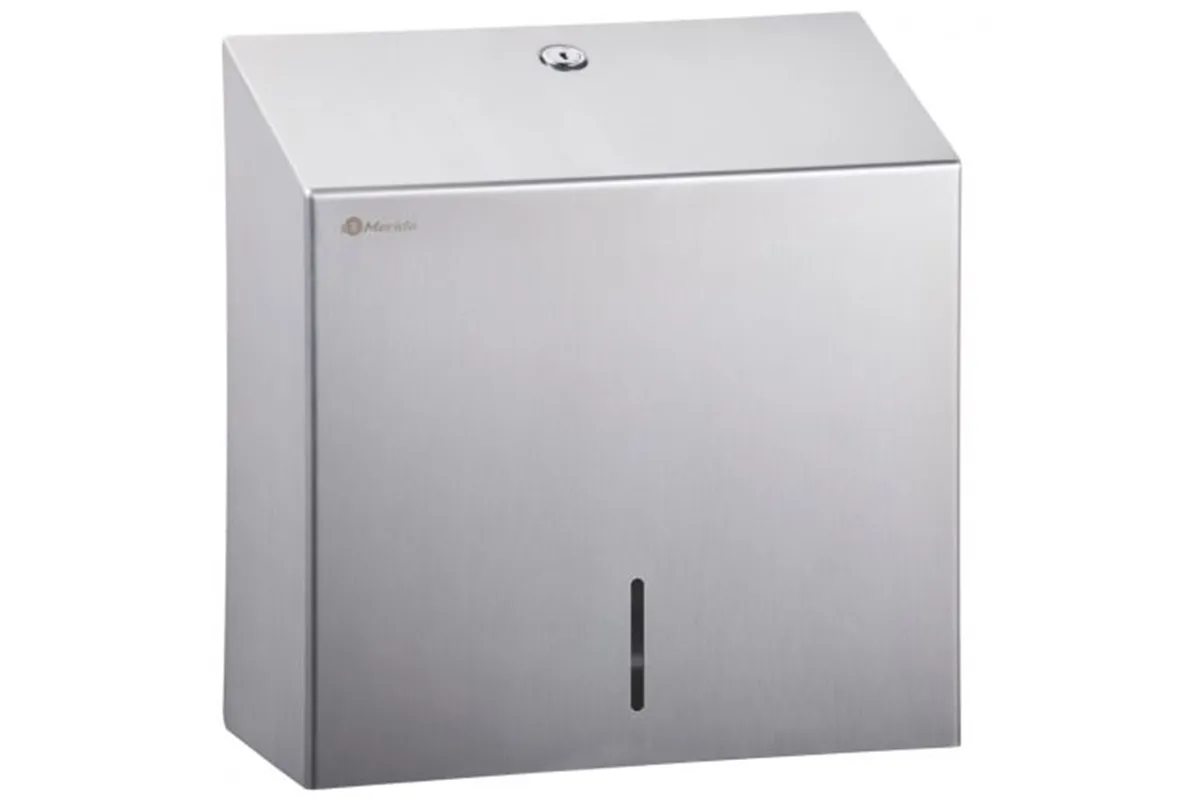 Pojemnik na ręczniki papierowe MERIDA STELLA Anti-FingerPrint MAXI stal matowa z powłoką AFP
 Merida ASM171