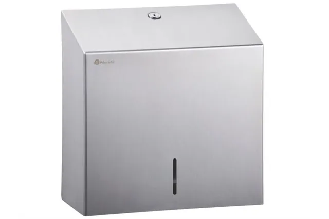 Pojemnik na ręczniki papierowe MERIDA STELLA Anti-FingerPrint MAXI stal matowa z powłoką AFP
 Merida ASM171