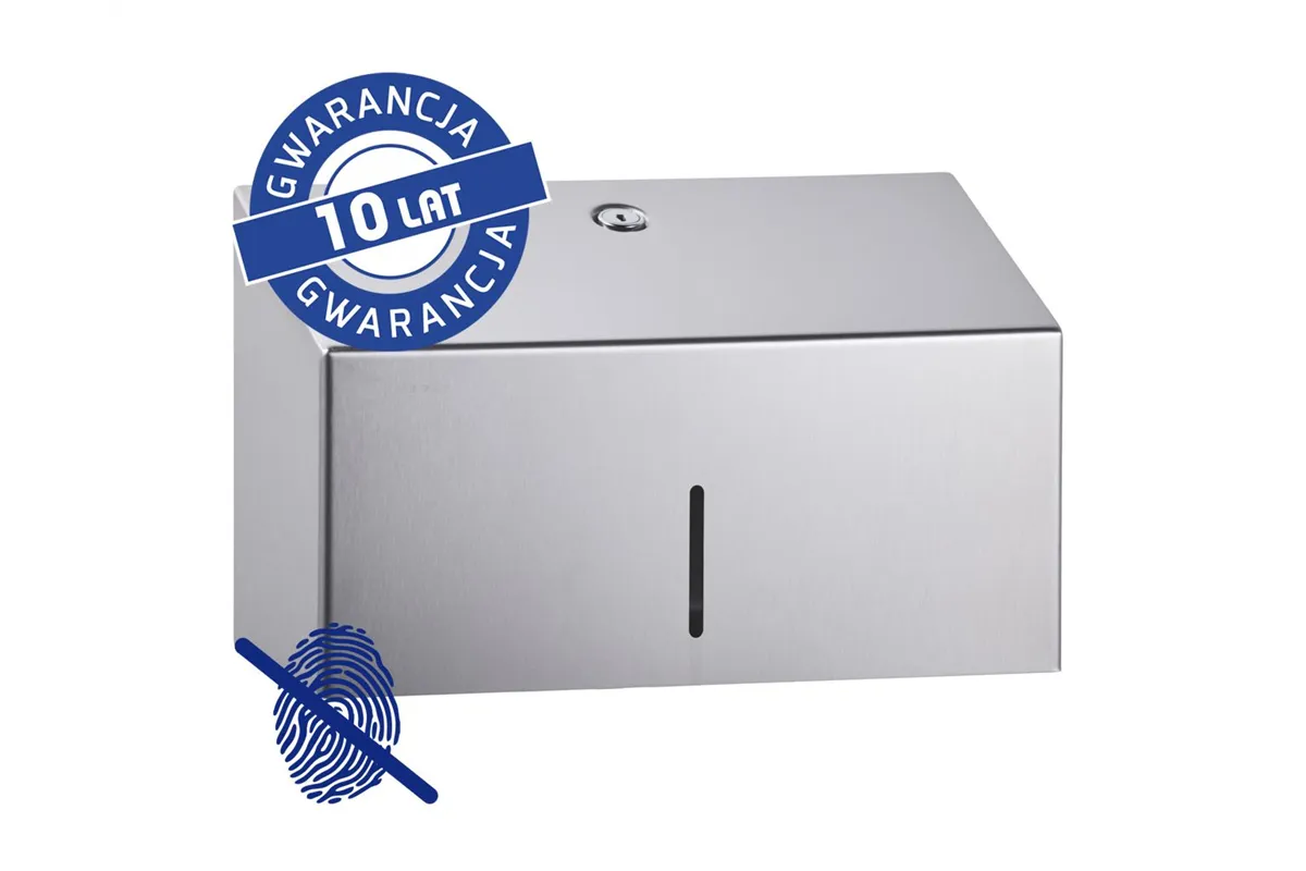 Pojemnik na ręczniki papierowe MERIDA STELLA Anti-FingerPrint MINI stal matowa z powłoką FPP
 Merida ASM271