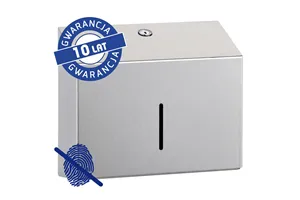 Pojemnik na ręczniki papierowe MERIDA STELLA SLIM Anti-FingerPrint MINI, stal matowa z powłoką AFP
 Merida ASM276