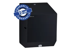 Pojemnik na ręczniki papierowe w rolach lub papier toaletowy w systemie listkowym MERIDA STELLA BLACK LINE MINI, czarny
 CSC202