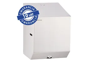 Pojemnik na ręczniki papierowe w rolach lub papier toaletowy w systemie listkowym MERIDA STELLA MINI, stal matowa
 CSM202