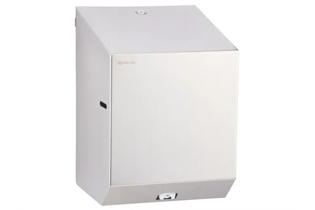 Pojemnik na ręczniki papierowe w rolach MERIDA STELLA MAXI, stal matowa
 Merida CSM102