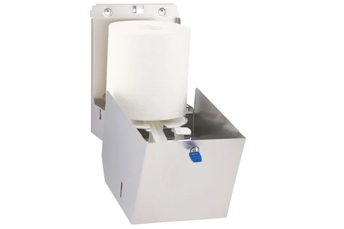 Pojemnik na ręczniki papierowe w rolach MERIDA STELLA MAXI, stal matowa
 Merida CSM102