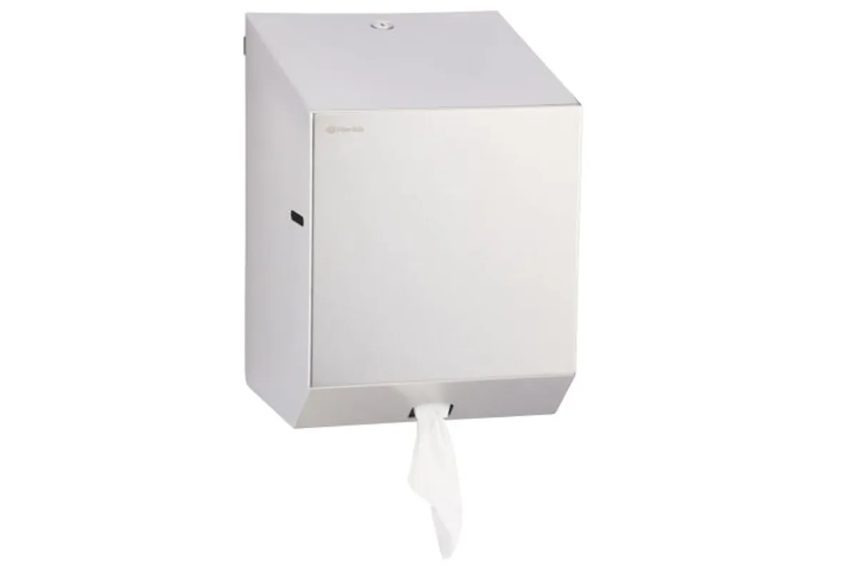 Pojemnik na ręczniki papierowe w rolach MERIDA STELLA MAXI, stal matowa
 Merida CSM102