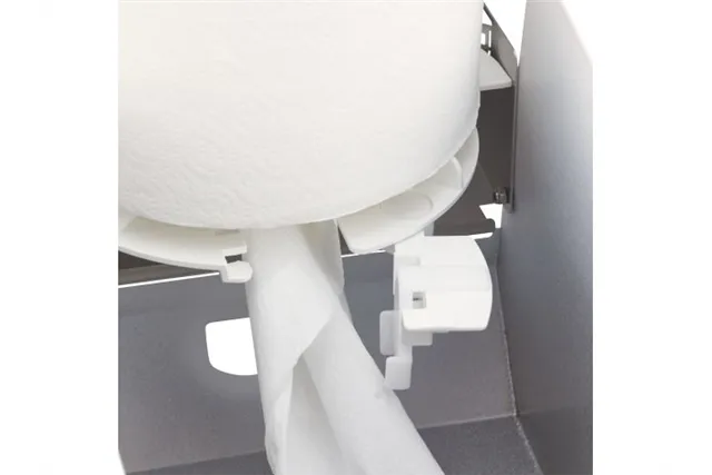 Pojemnik na ręczniki papierowe w rolach MERIDA STELLA WHITE LINE MAXI, biały
 Merida CSB102