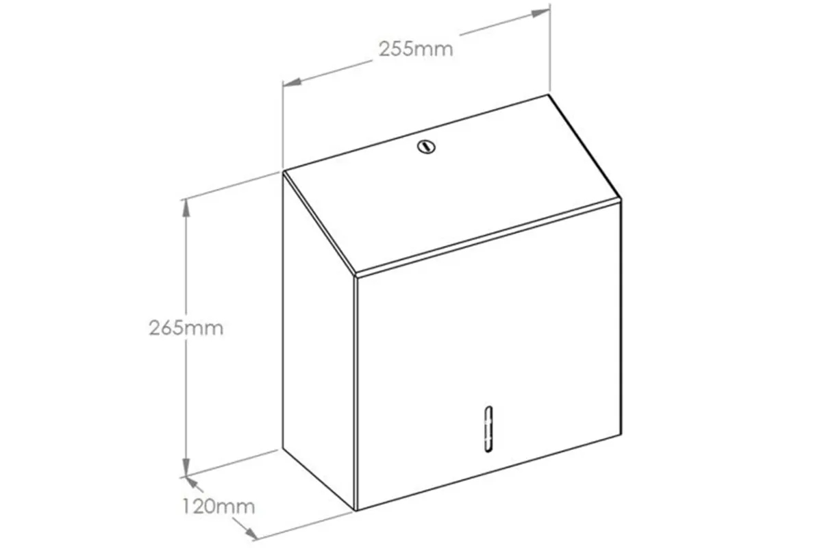 Pojemnik na ręczniki składane MERIDA STELLA BLACK LINE MAXI, czarny
 Merida ASC101
