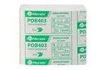 Papier toaletowy w listkach MERIDA OPTIMUM, biały, dwuwarstwowy, karton 9000 szt., ECOLABEL
 Merida POB403