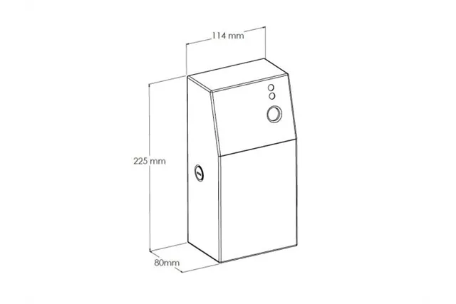 Obudowa odświeżaczy powietrza MERIDA STELLA WHITE LINE, biała
 Merida GSB008