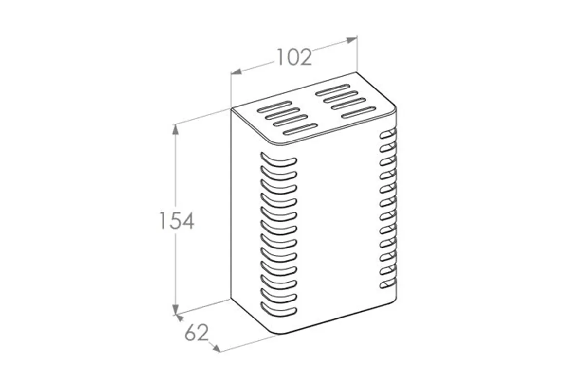 Odświeżacz powietrza V SOLID EVOLUTION MERIDA STELLA, stal matowa
 Merida GSM022