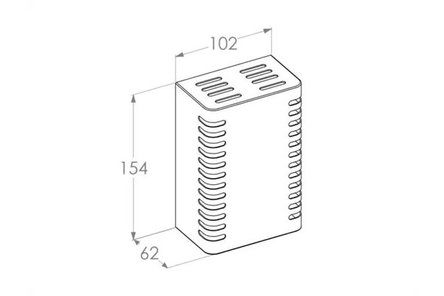 Odświeżacz powietrza V SOLID EVOLUTION MERIDA STELLA, stal matowa
 Merida GSM022