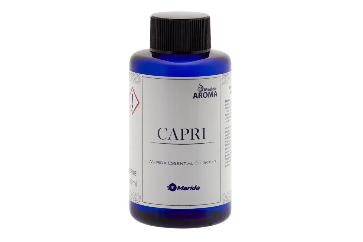 Olejek zapachowy MERIDA AROMA CAPRI, butelka 150 ml
 Merida NOP008
