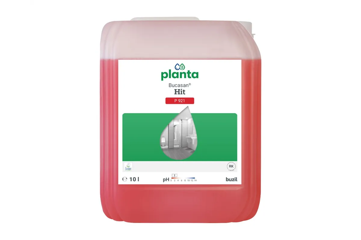 P921 Bucasan Hit - ekologiczny środek do codziennego mycia sanitariatów na bazie kwasu cytrynowego, kanister 10 l
 Merida NBL61