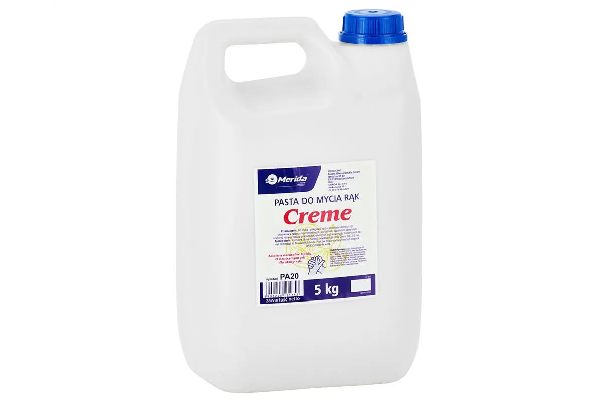 MERIDA pasta do mycia rąk CREME, kanister 5 kg
 Merida MPX507