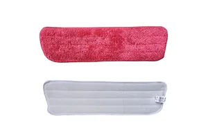 Mop z rzepem ECONOMY, mikrowłókno, 42/38 x 12 cm, czerwony
 Merida SEP343