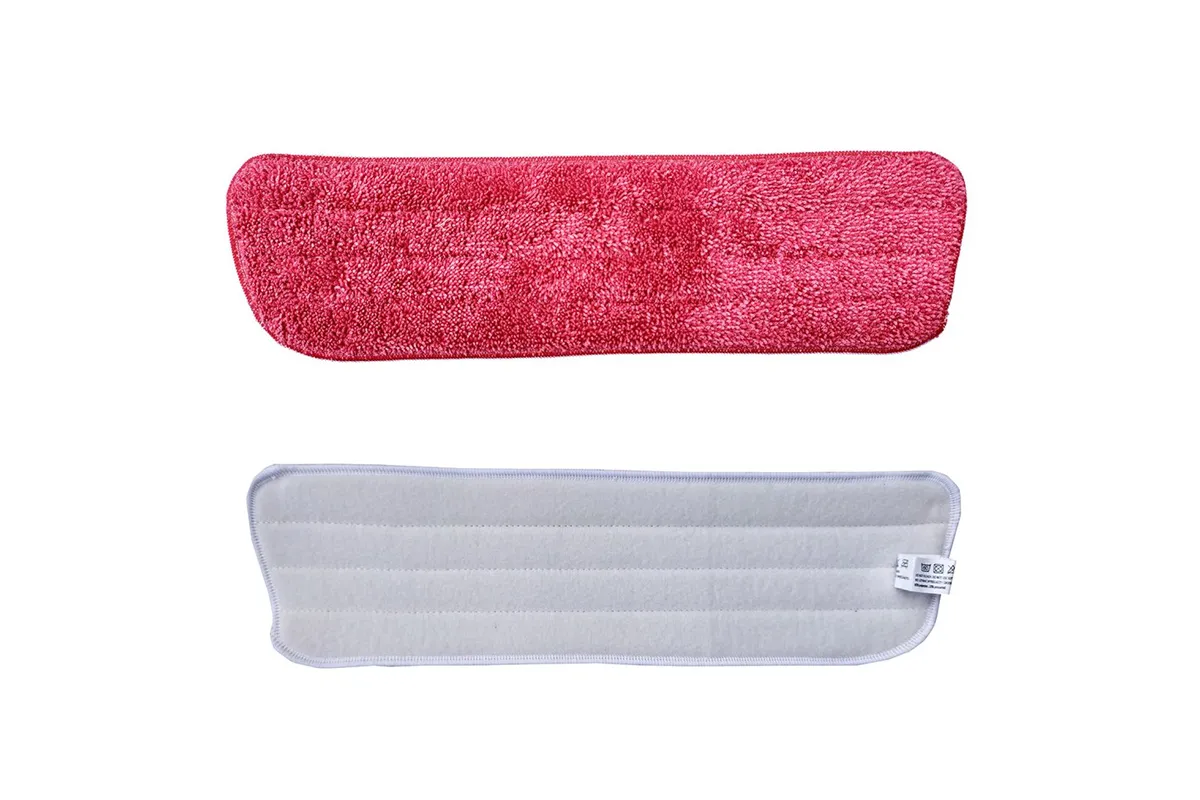 Mop z rzepem ECONOMY, mikrowłókno, 42/38 x 12 cm, czerwony
 Merida SEP343