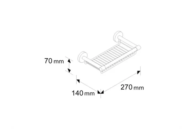Mydelniczka koszyczek MERIDA STELLA BLACK, czarna
 Merida GSC406