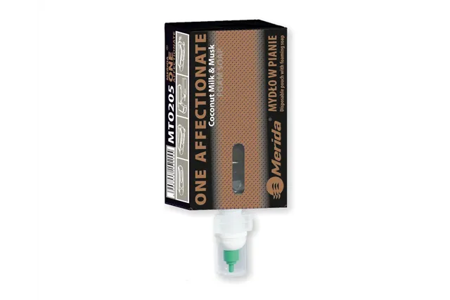 Mydło w pianie MERIDA ONE AFFECTIONATE, jednorazowy wkład 700 g, o luksusowym zapachu
 Merida MTO205