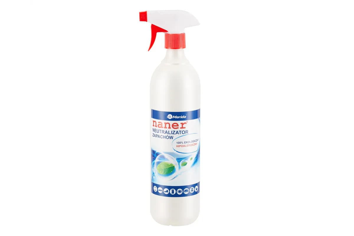 NANER preparat neutralizujący zapachy butelka 1000 ml., ze spryskiwaczem
 Merida NAS130