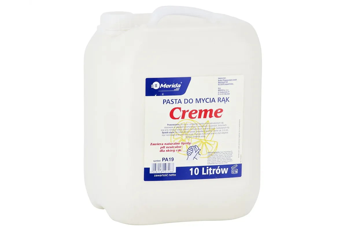 MERIDA pasta do mycia rąk CREME kanister 10 l
 Merida MPX607