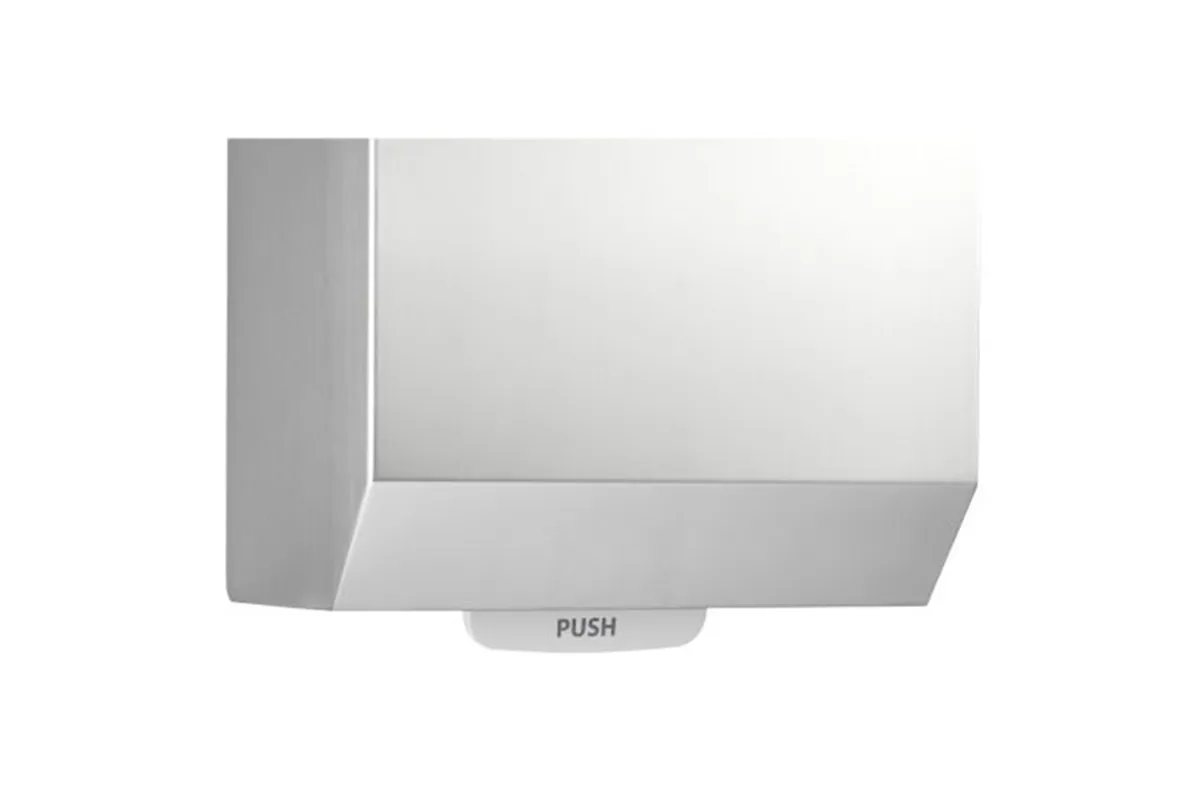 Mechaniczny podajnik ręczników papierowych w rolach MERIDA STELLA AUTOMATIC MAXI AntiFingerPrint stal matowa powłoka AFP
 CSM37