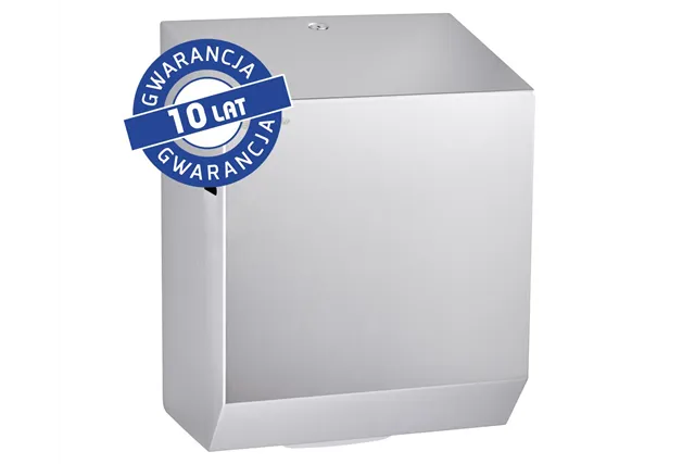 Mechaniczny podajnik ręczników papierowych w rolach MERIDA STELLA AUTOMATIC MAXI, stal matowa
 Merida CSM303