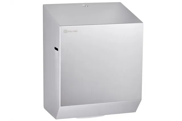 Mechaniczny podajnik ręczników papierowych w rolach MERIDA STELLA AUTOMATIC MAXI, stal matowa
 Merida CSM303