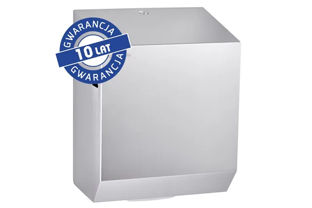 Mechaniczny podajnik ręczników papierowych w rolach MERIDA STELLA AUTOMATIC MAXI, stal polerowana
 Merida CSP303