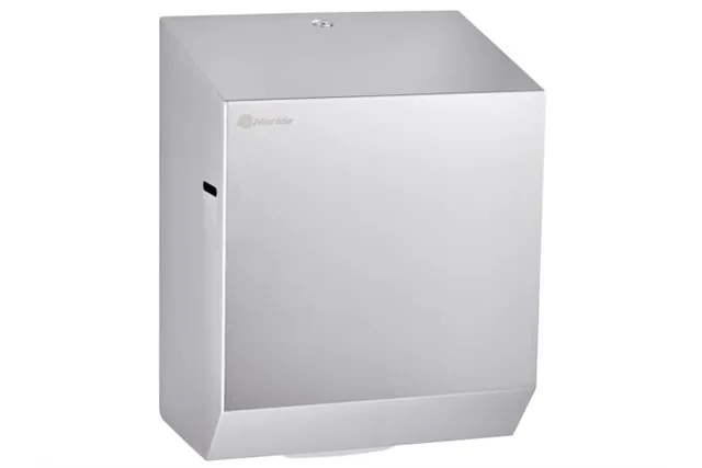 Mechaniczny podajnik ręczników papierowych w rolach MERIDA STELLA AUTOMATIC MAXI, stal polerowana
 Merida CSP303