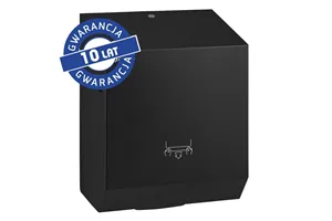 Mechaniczny podajnik ręczników papierowych w rolach MERIDA STELLA BLACK LINE, czarny
 Merida CSC303