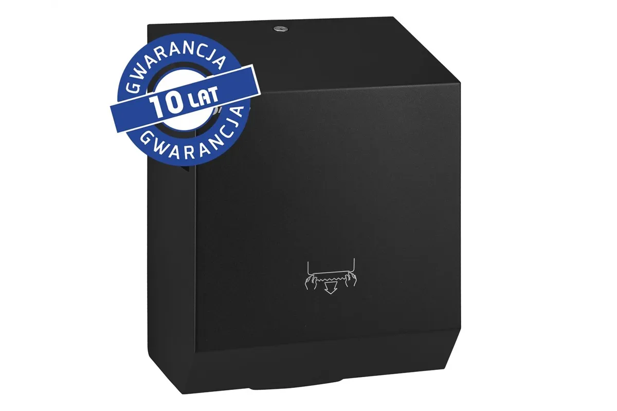 Mechaniczny podajnik ręczników papierowych w rolach MERIDA STELLA BLACK LINE, czarny
 Merida CSC303