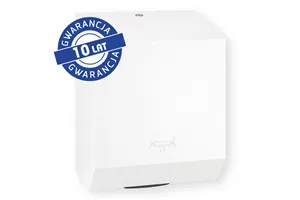 Mechaniczny podajnik ręczników papierowych w rolach, MERIDA STELLA WHITE LINE, biały
 Merida CSB303