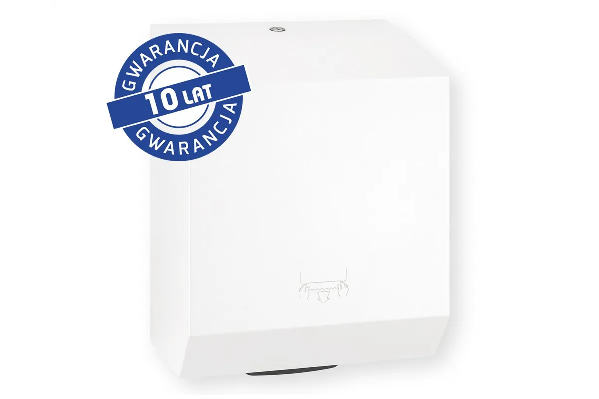 Mechaniczny podajnik ręczników papierowych w rolach, MERIDA STELLA WHITE LINE, biały
 Merida CSB303