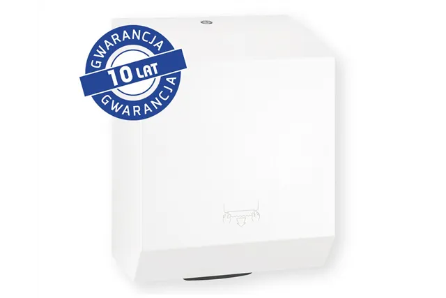 Mechaniczny podajnik ręczników papierowych w rolach, MERIDA STELLA WHITE LINE, biały
 Merida CSB303