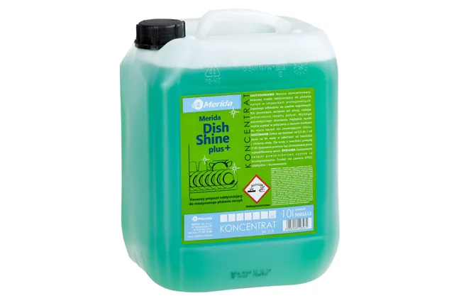 MERIDA DISH SHINE PLUS, nabłyszczacz do zmywarek przemysłowych, kanister 10 l
 Merida NMS615