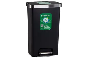 Kosz pedałowy MERIDA ECO PAPER, pojemność 50 l, tworzywo sztuczne, czarny
 Merida KJC410