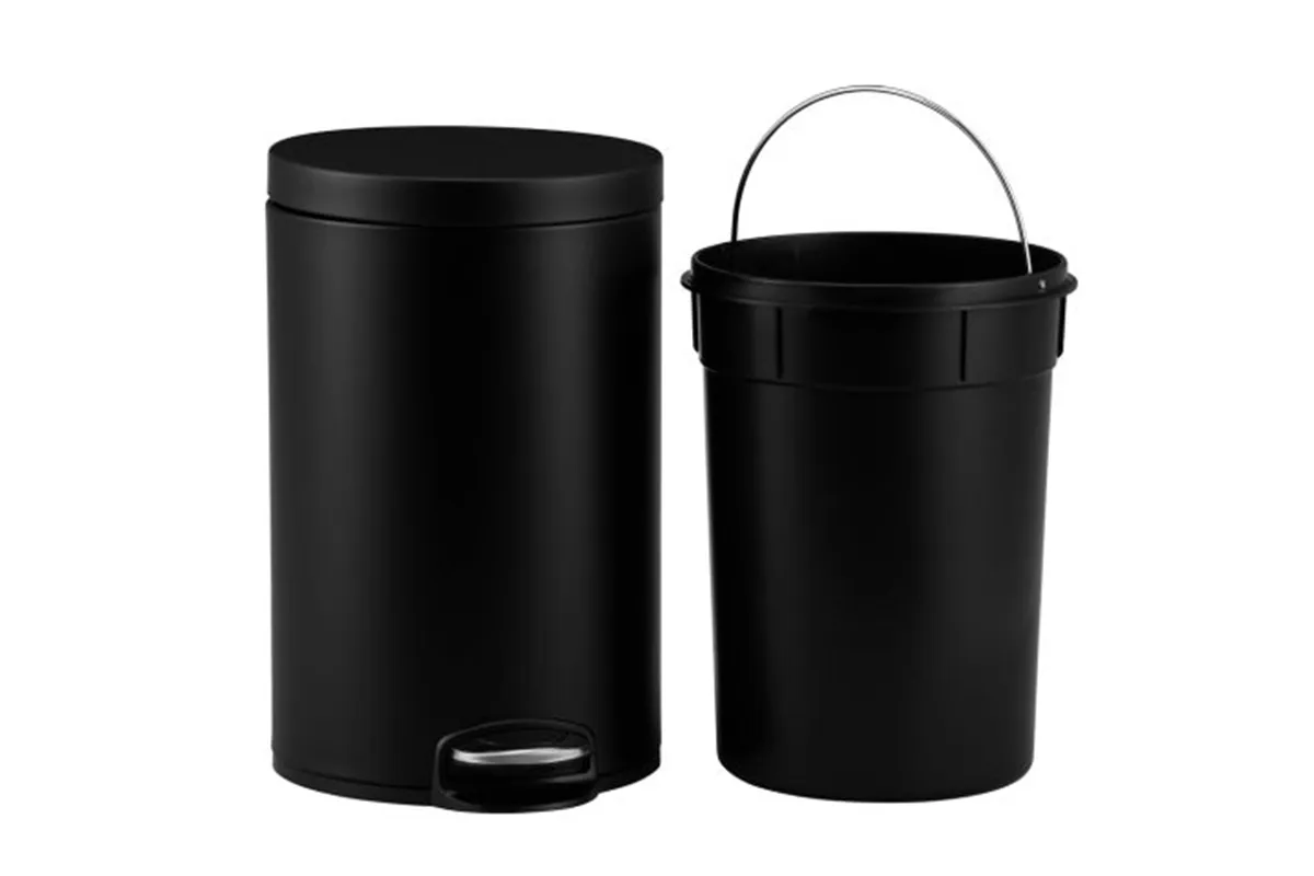 Kosz pedałowy SILENT SERENE, pojemność 12 l, metalowy, czarny matowy
 Merida KIC414