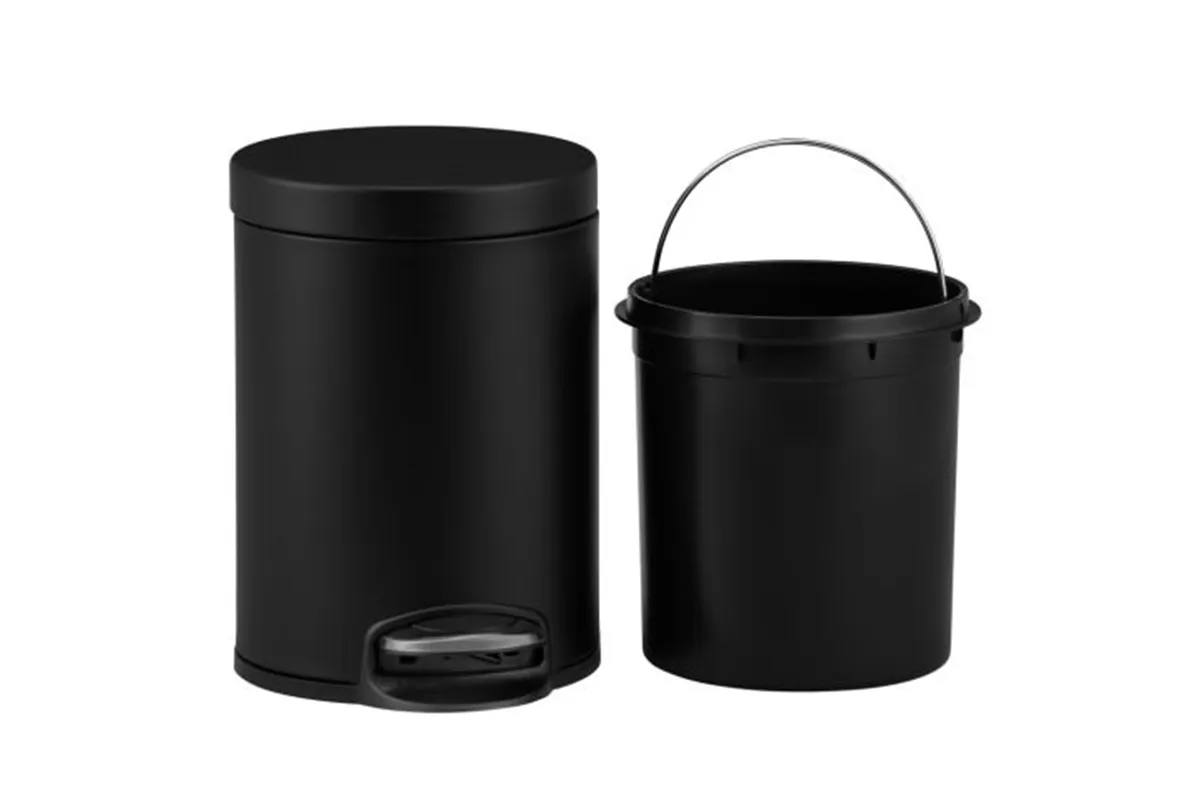 Kosz pedałowy SILENT SERENE, pojemność 5 l, metalowy, czarny matowy
 Merida KIC413