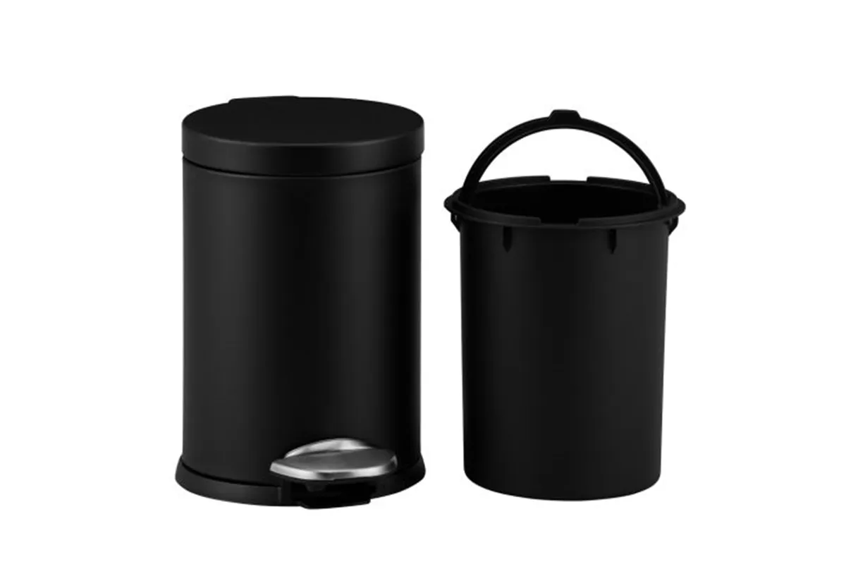 Kosz pedałowy TOP SILENT LUNA, pojemność 3 l, metalowy, czarny matowy
 Merida KIC417