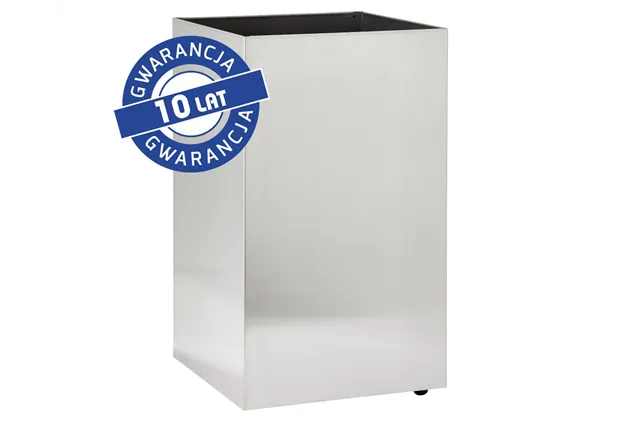 Kosz podblatowy na kółkach MERIDA STELLA, pojemność 60 l, stal matowa Merida KWM110