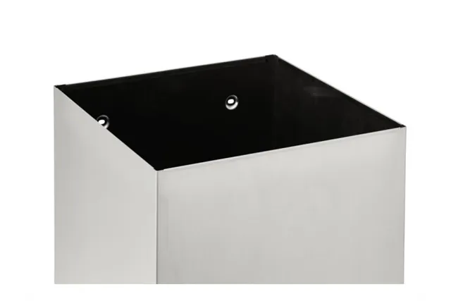 Kosz podblatowy na kółkach MERIDA STELLA, pojemność 60 l, stal matowa Merida KWM110