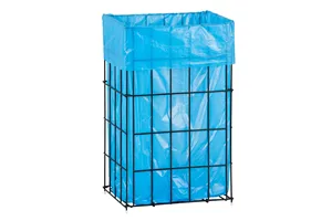 Kosz siatkowy stojący o poj. 47 l, wykonany z prętów powlekanych czarnym polietylenem
 Merida KIC151