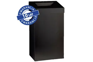 Kosz na odpady otwarty MERIDA STELLA BLACK LINE, pojemność 45 l, czarny
 Merida KSC108