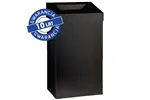 Kosz na odpady otwarty MERIDA STELLA BLACK LINE, pojemność 45 l, czarny
 Merida KSC108